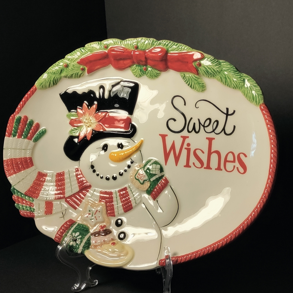 🎄FITZ & FLOYD PLATTER⭐